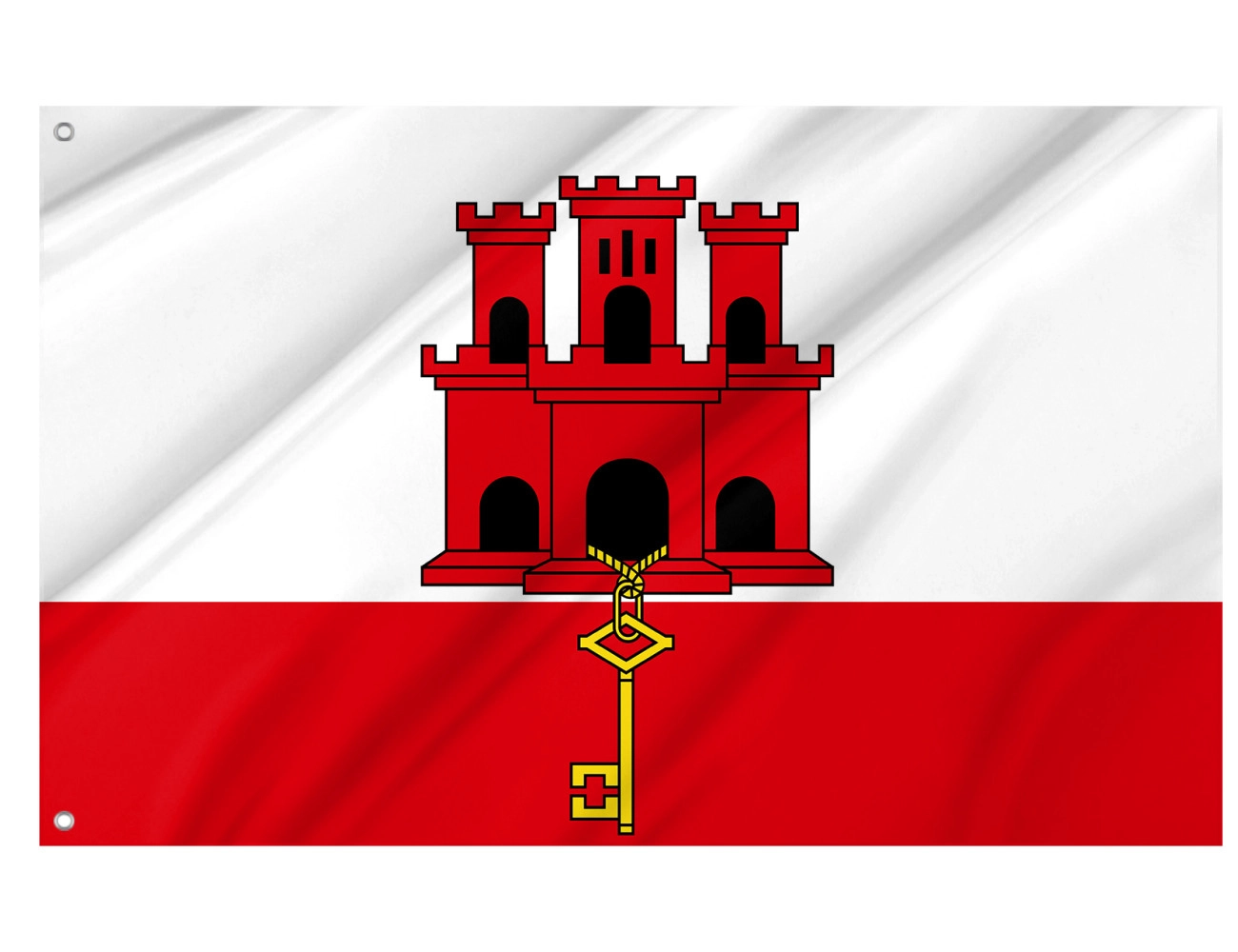 Gibraltar Outdoor Qualität Flagge