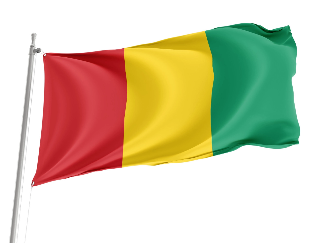 Guinea Outdoor Qualität Flagge