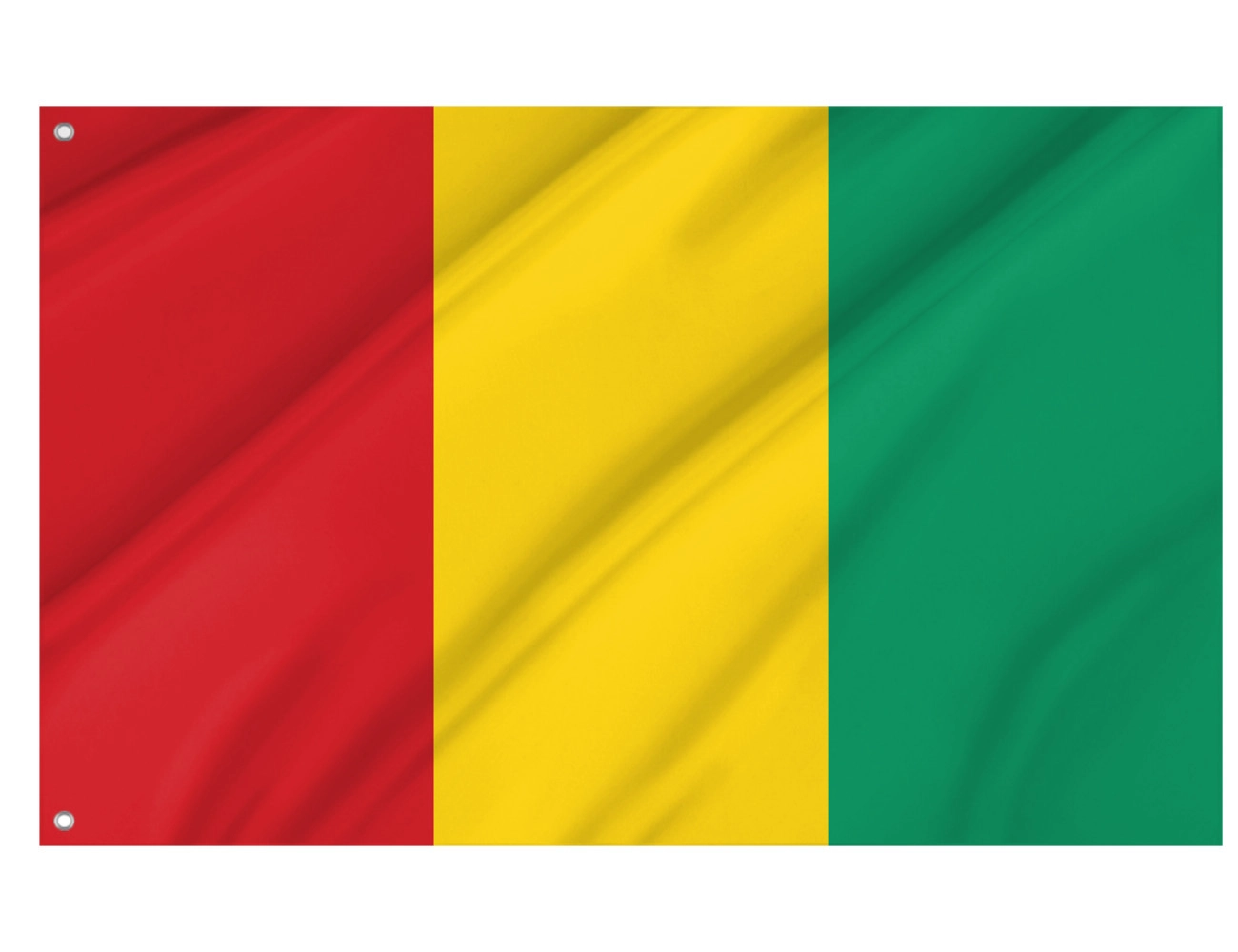 Guinea Outdoor Qualität Flagge