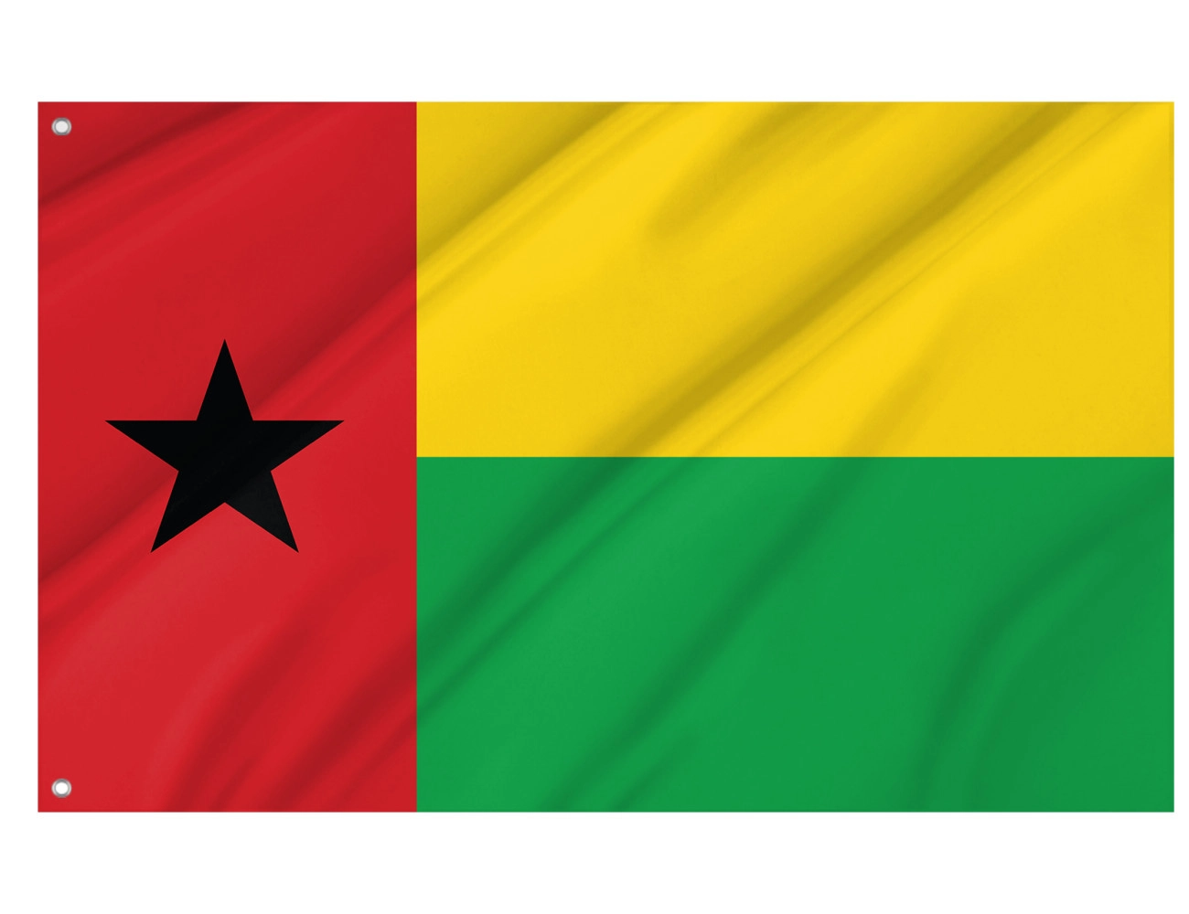 Guinea-Bissau Outdoor Qualität Flagge