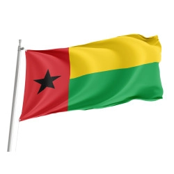 Guinea-Bissau Outdoor Qualität Flagge