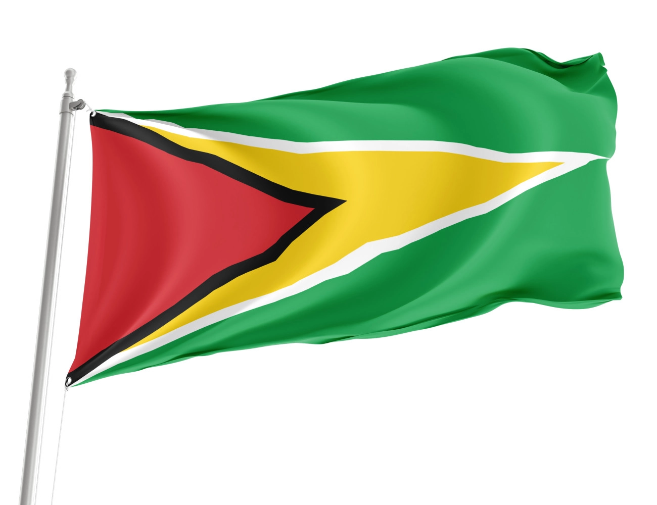 Guyana Outdoor Qualität Flagge