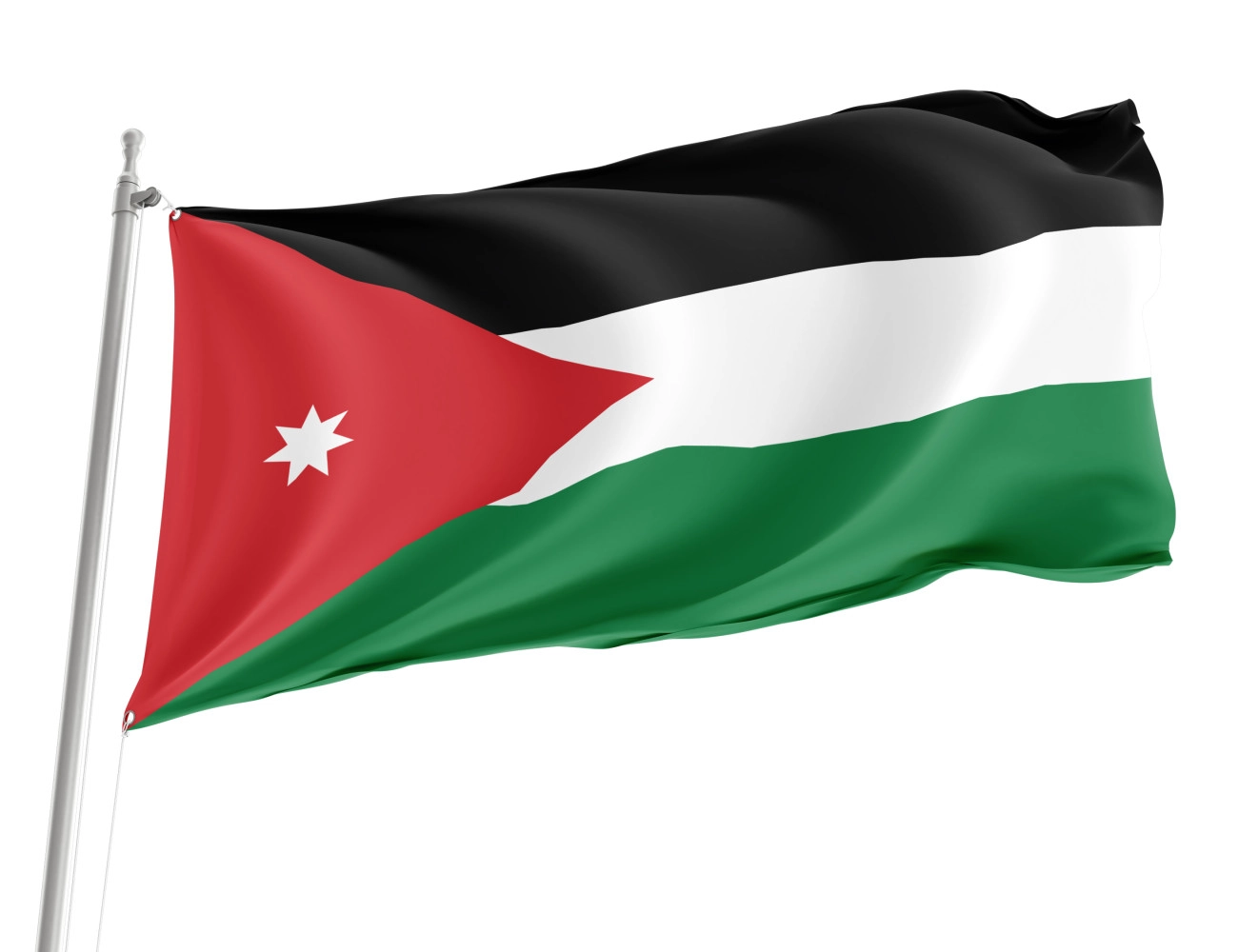 Jordan Outdoor Qualität Flagge