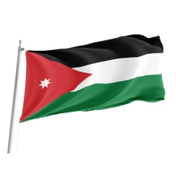 Jordan Outdoor Qualität Flagge