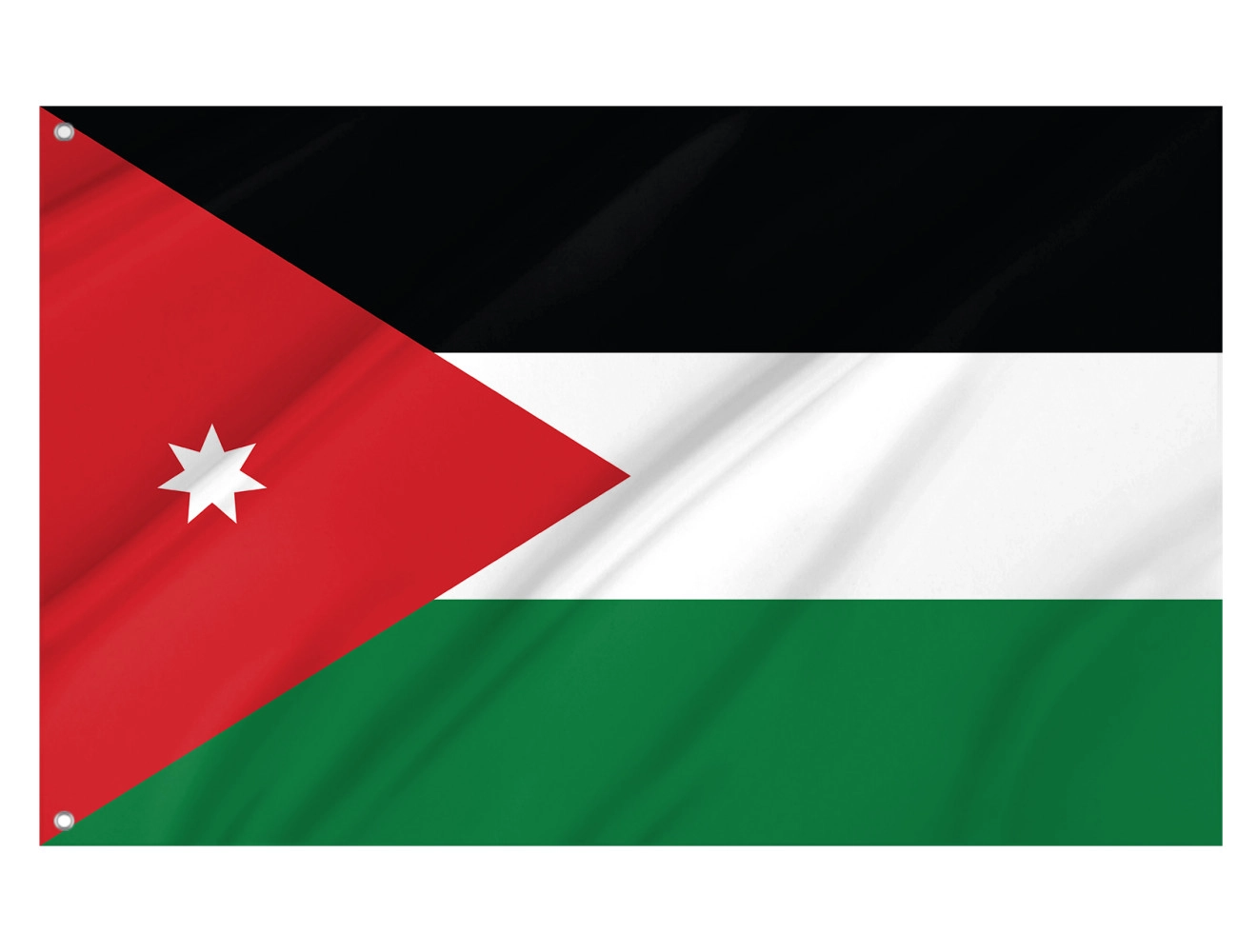 Jordan Outdoor Qualität Flagge