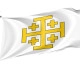 Kingdom of Jerusalem Outdoor Qualität Flagge - Image 1
