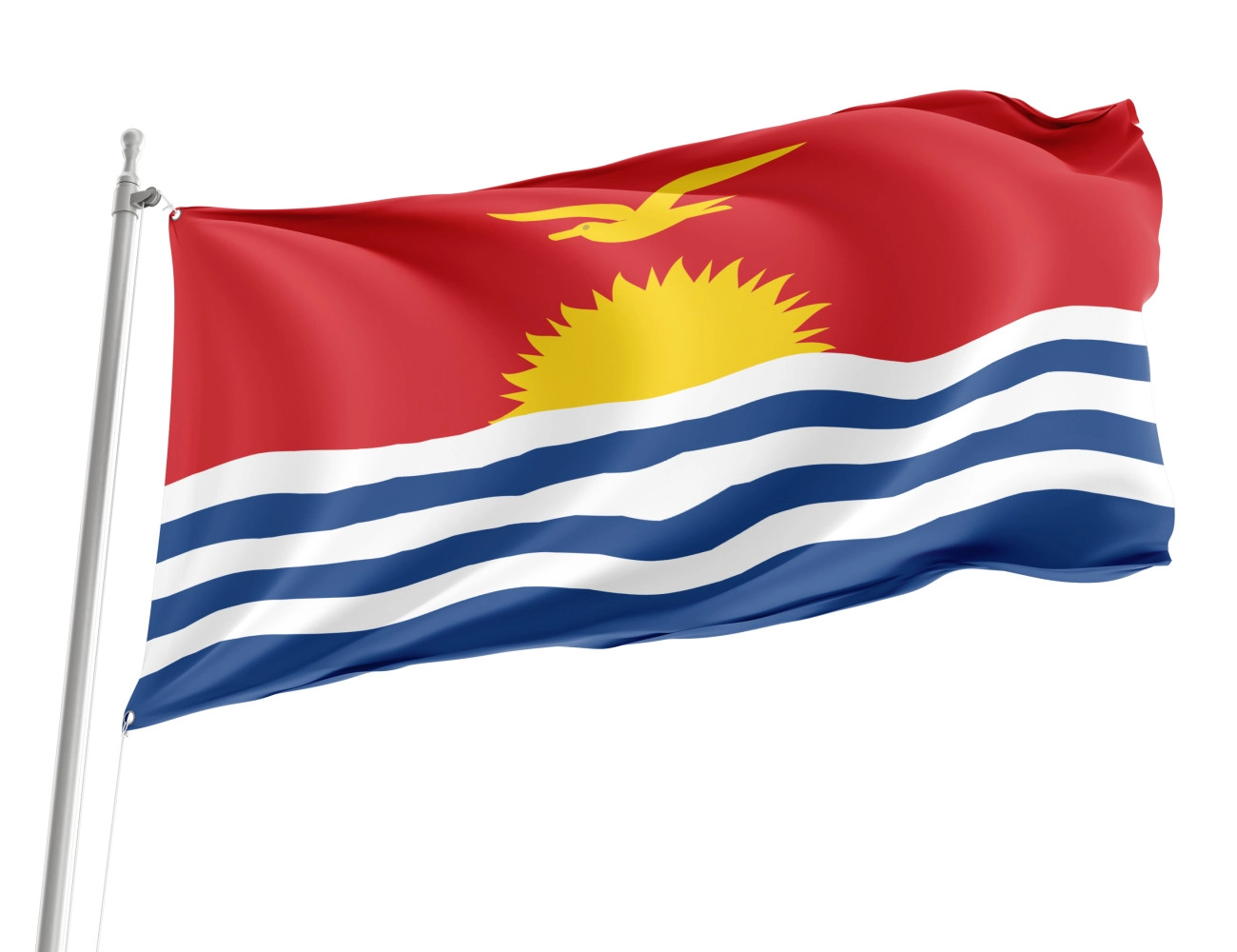Kiribati Outdoor Qualität Flagge