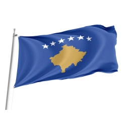 Kosovo Outdoor Quality Flag