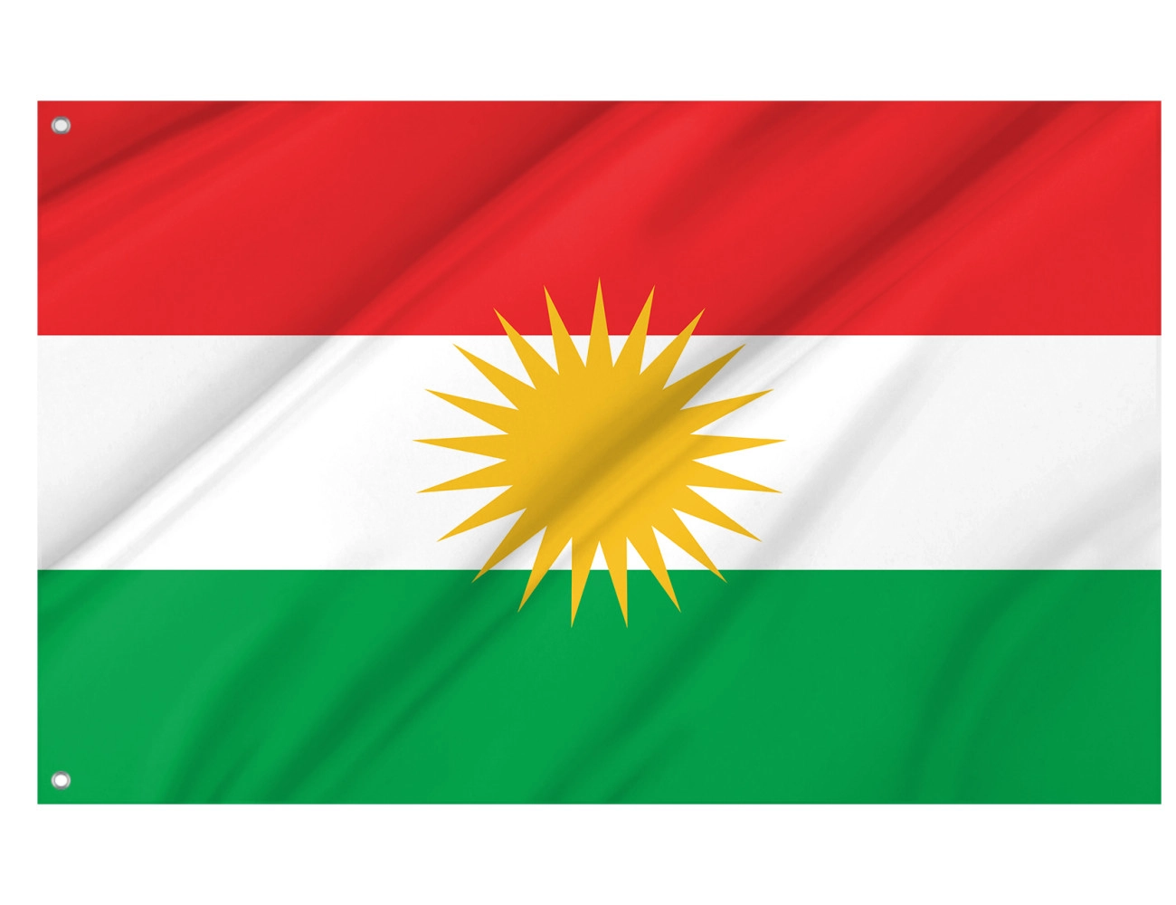 Kurdistan Outdoor Qualität Flagge