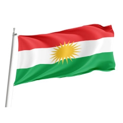 Kurdistan Outdoor Qualität Flagge