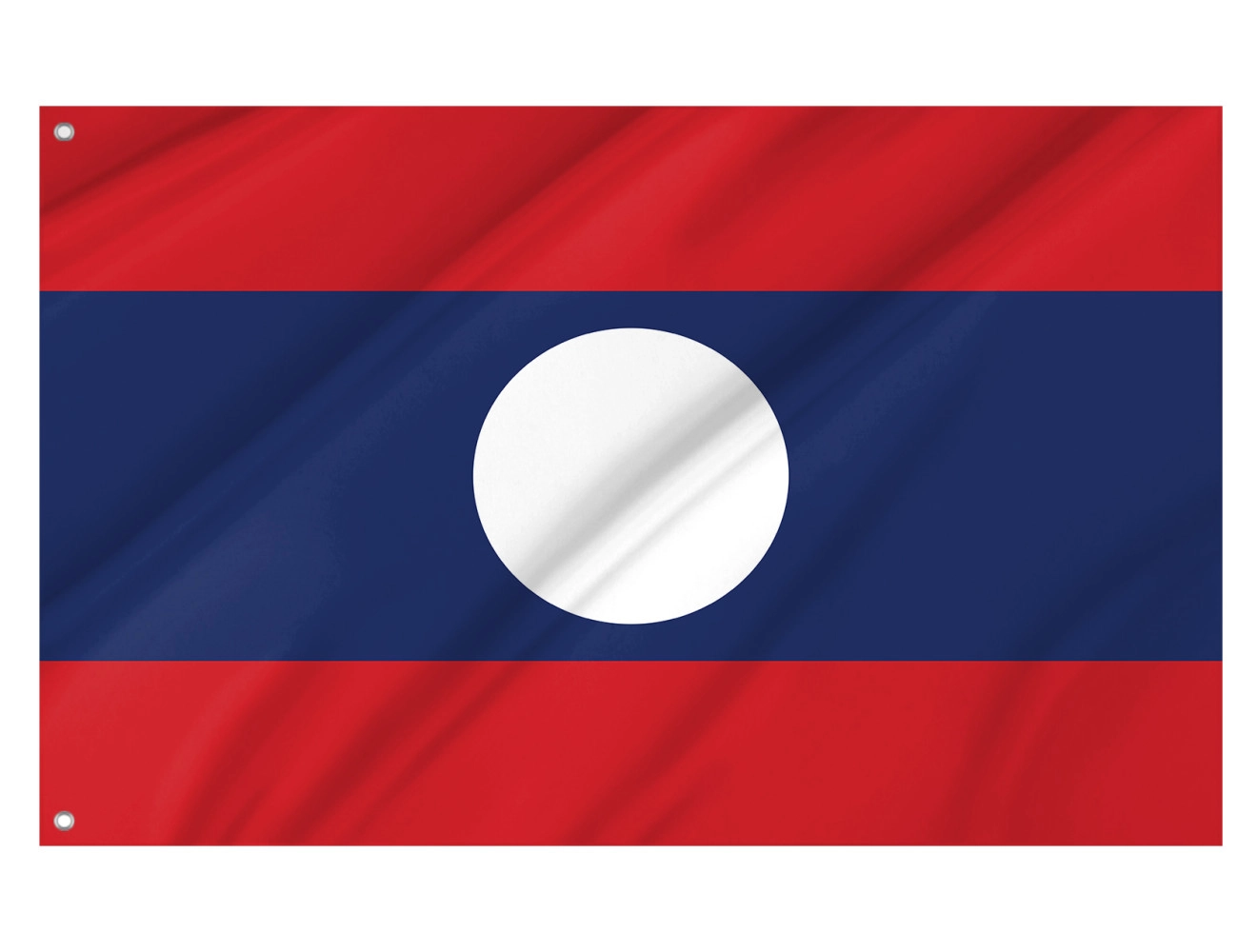 Laos Outdoor Qualität Flagge