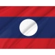 Laos Outdoor Qualität Flagge - Image 2