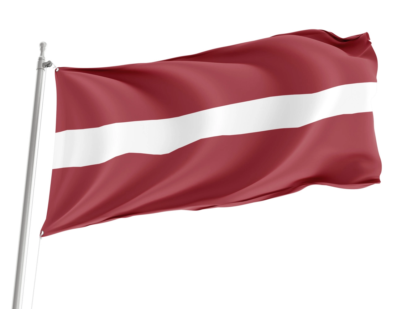 Latvia Outdoor Qualität Flagge