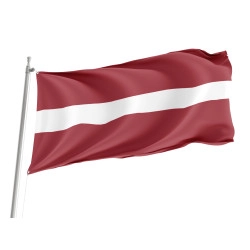 Latvia Outdoor Qualität Flagge