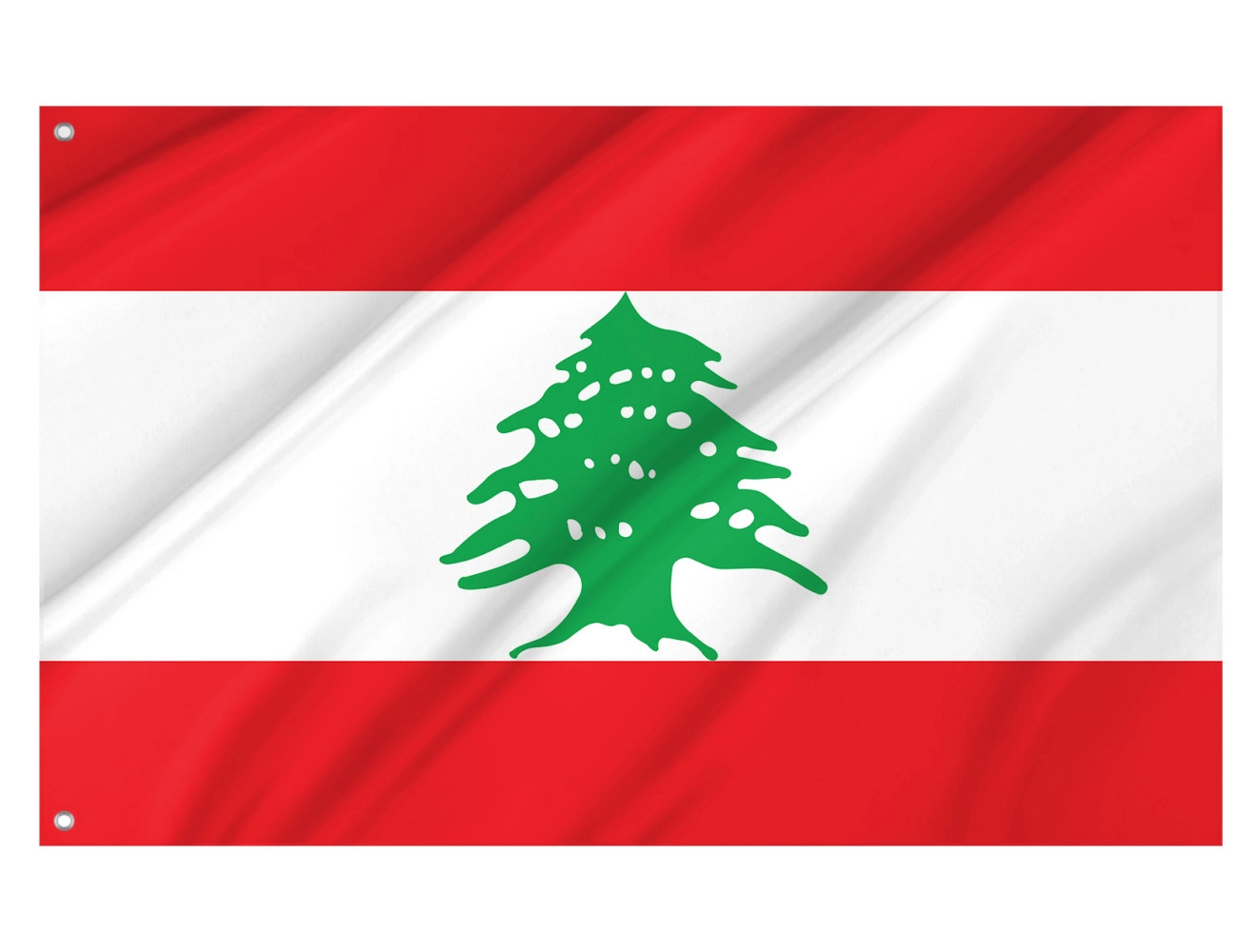 Lebanon Outdoor Qualität Flagge
