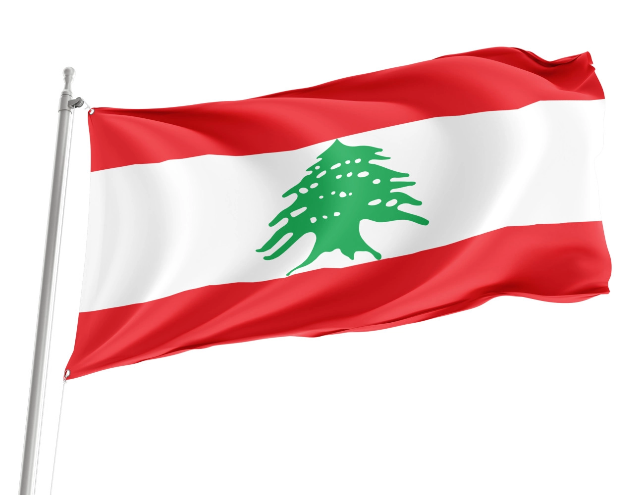 Lebanon Outdoor Qualität Flagge