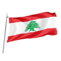 Lebanon Outdoor Qualität Flagge