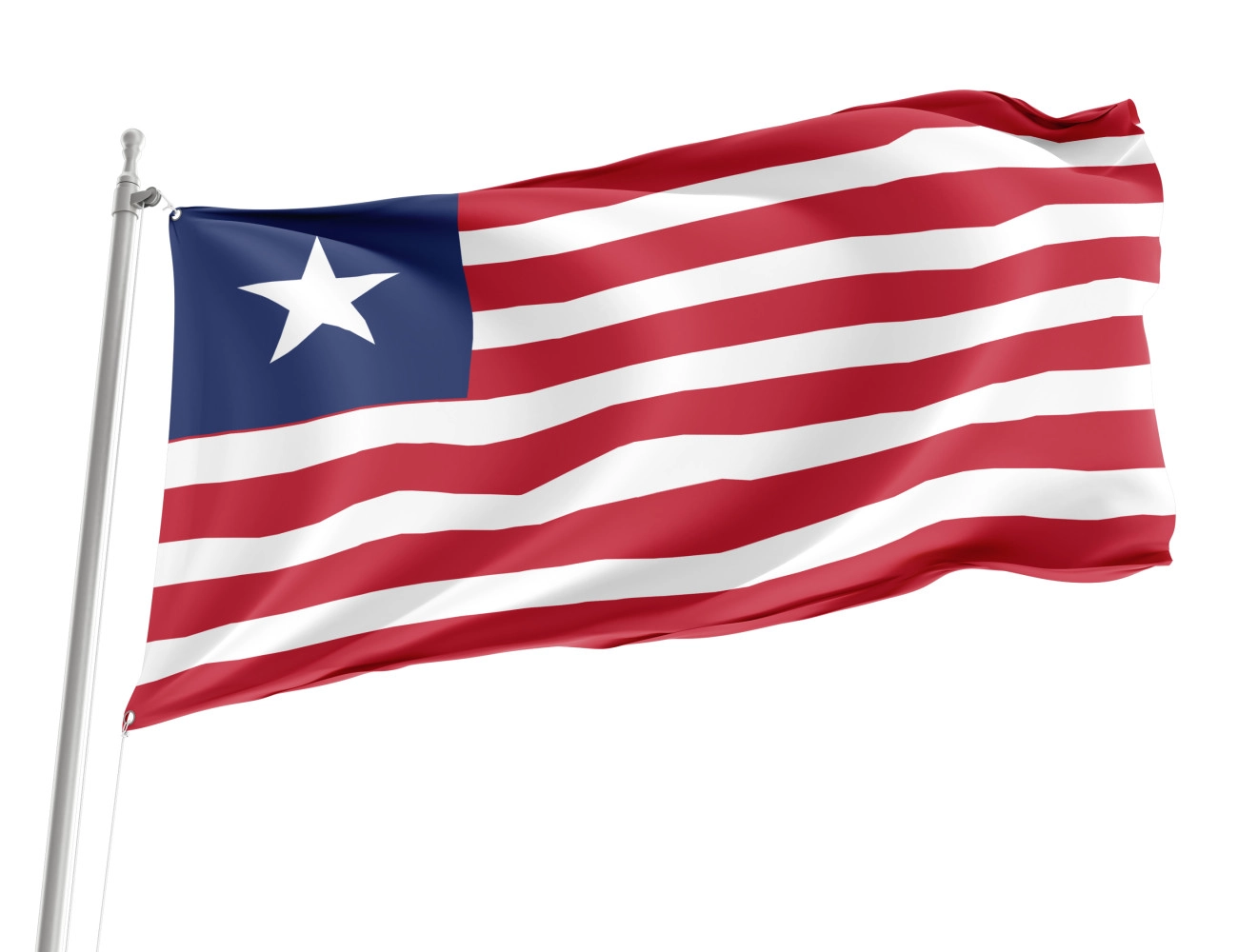 Liberia Outdoor Qualität Flagge