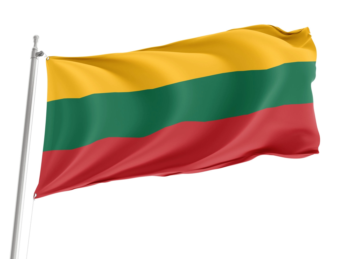Lithuania Outdoor Qualität Flagge