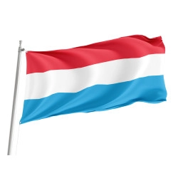 Luxembourg Outdoor Qualität Flagge