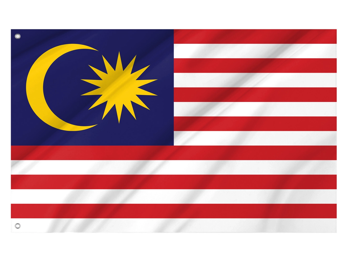 Malaysia Outdoor Qualität Flagge