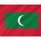 Maldives Outdoor Qualität Flagge - Image 2