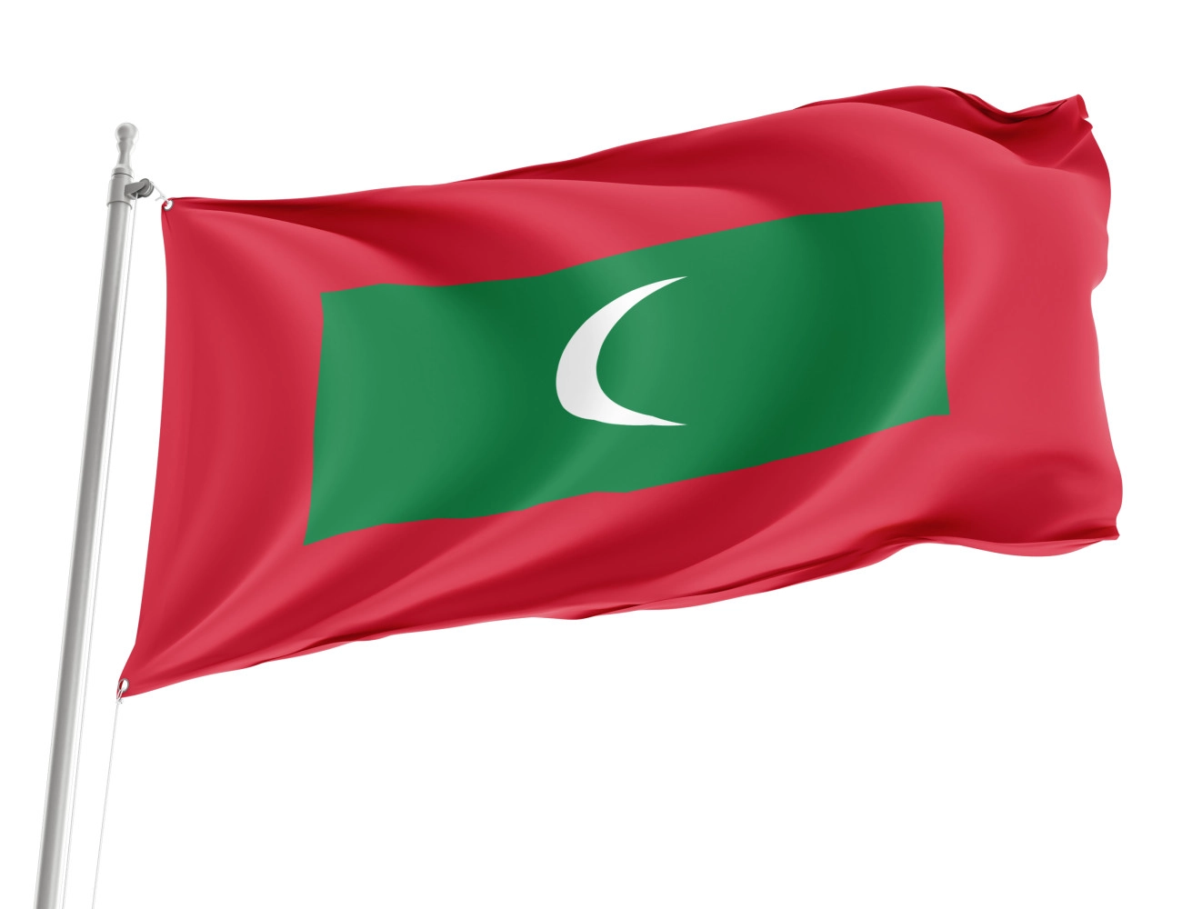 Maldives Outdoor Qualität Flagge