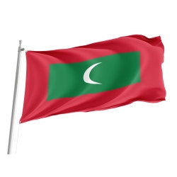 Maldives Outdoor Qualität Flagge