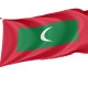 Maldives Outdoor Qualität Flagge - Image 1