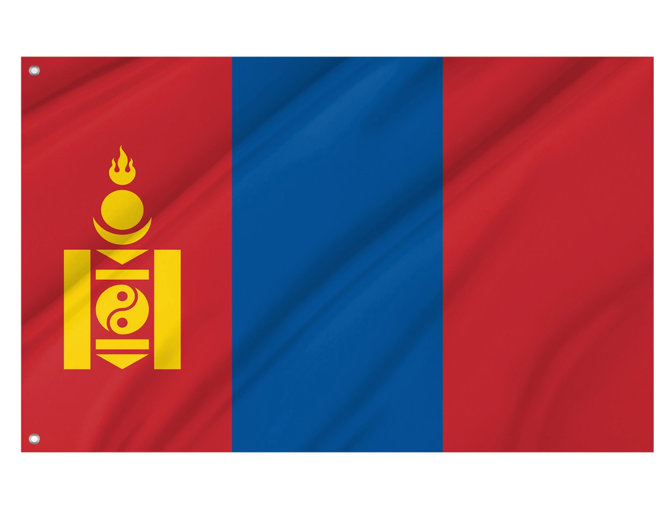 Mongolia Outdoor Qualität Flagge