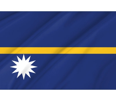Nauru Outdoor Quality Flag