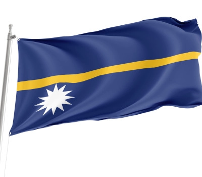 Nauru Outdoor Quality Flag