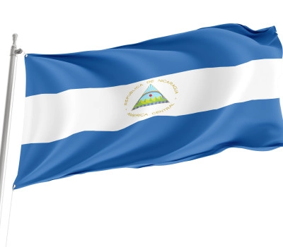 Nicaragua Outdoor Quality Flag