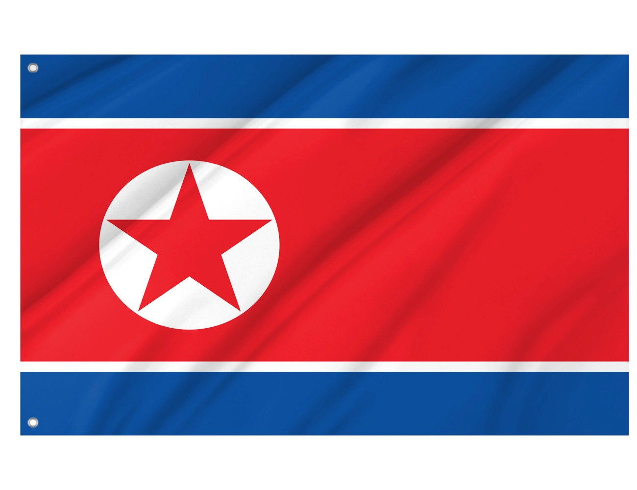 North Korea Outdoor Quality Flag