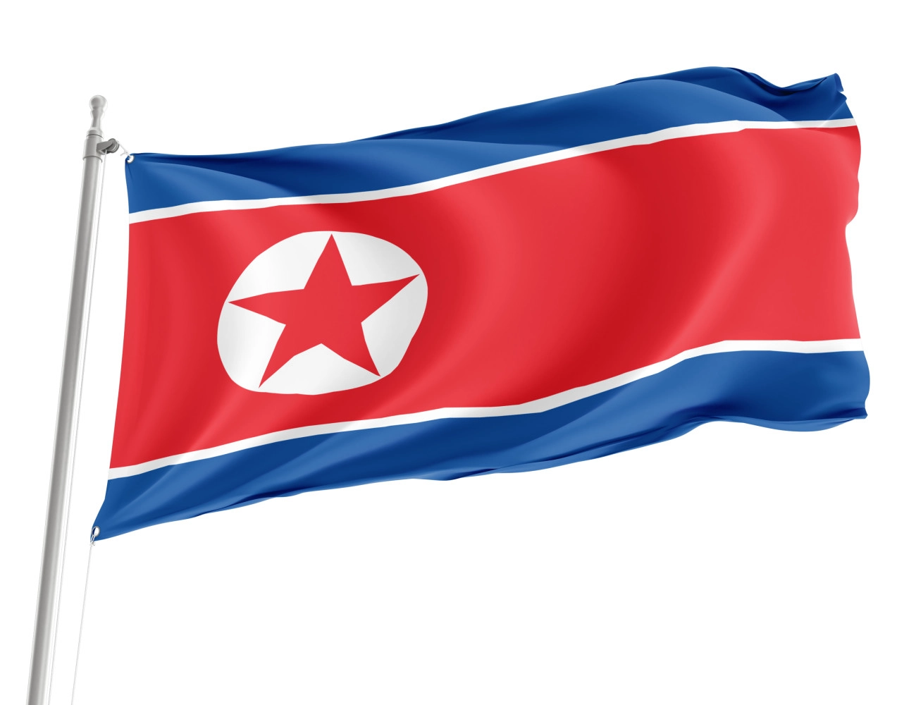 North Korea Outdoor Quality Flag