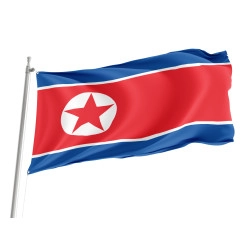 North Korea Outdoor Quality Flag