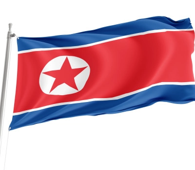 North Korea Outdoor Quality Flag