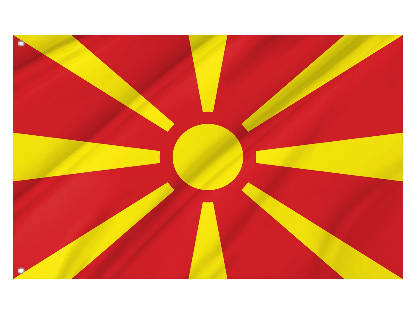 North Macedonia Outdoor Quality Flag