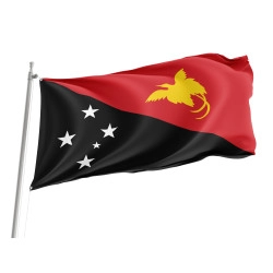 Papua New Guinea Outdoor Quality Flag