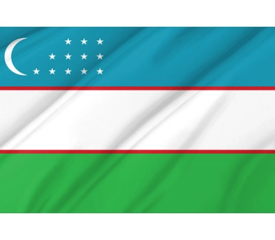 Uzbekistan Outdoor Quality Flag