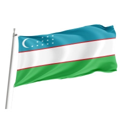 Uzbekistan Outdoor Quality Flag
