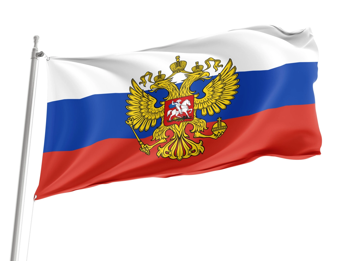 Russia Crest Outdoor Quality Flag