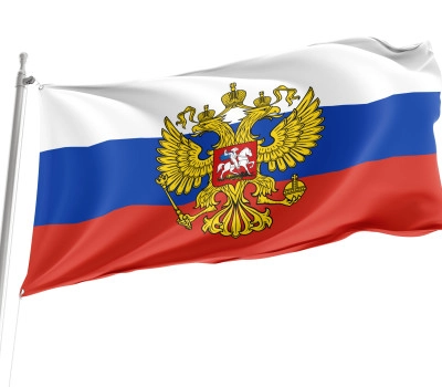 Russia Crest Outdoor Quality Flag