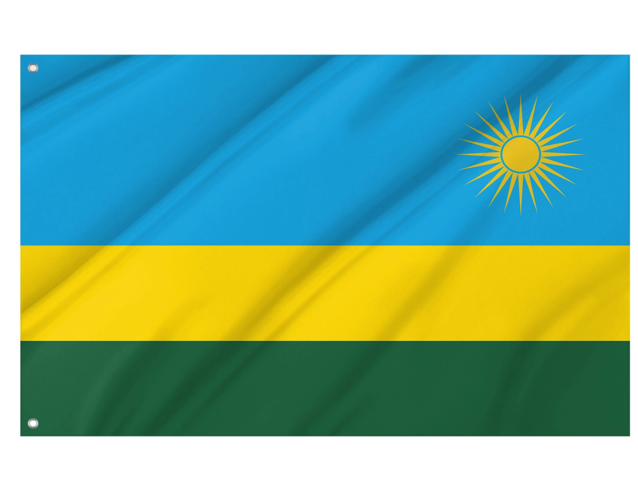 Rwanda Outdoor Quality Flag