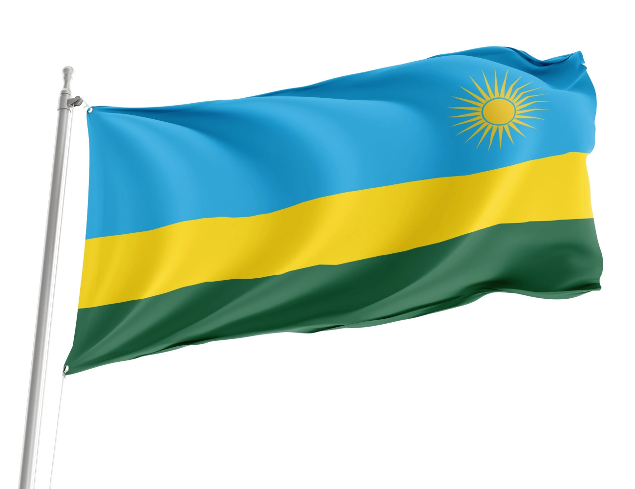 Rwanda Outdoor Quality Flag