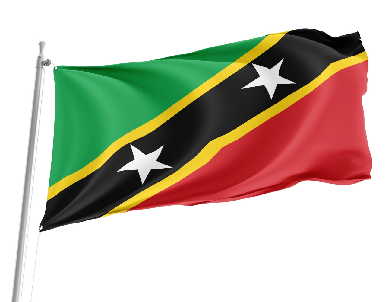 Saint Kitts and Nevis Outdoor Quality Flag