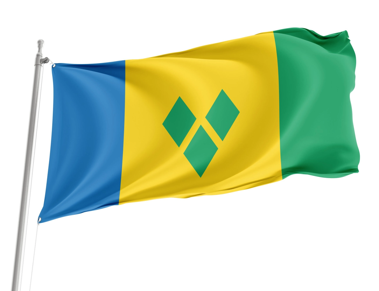 Saint Vincent Outdoor Quality Flag