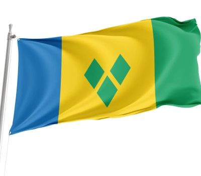 Saint Vincent Outdoor Quality Flag