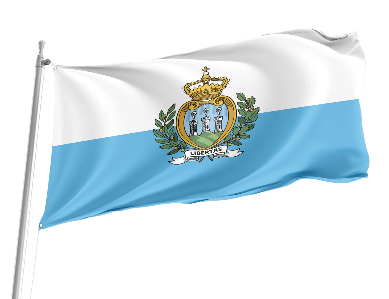 San Marino Outdoor Quality Flag