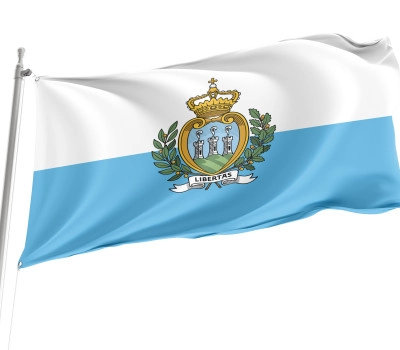 San Marino Outdoor Quality Flag